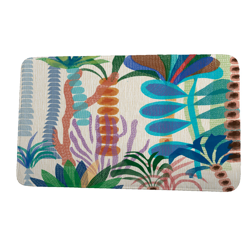 Tapis de bain Gardner, H 18 po x L 30 po, Jaune