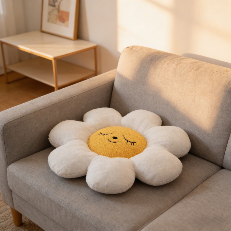 Flower Shaped Cushion Soft And Comfortable Cushions For Home Or Office Use Multi Functional Chair Cushion 40x40cm