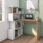 Bureau d'ordinateur en L avec armoire en L 41,73 po Passonno-933638506