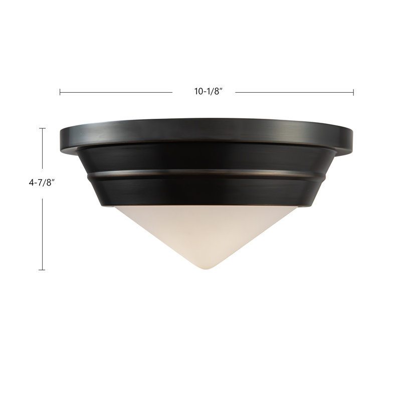 Willard 1 - Light Flush Mount, Vintage Brass