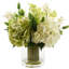 Green and White Hydrangea Arrangement