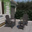 Chaise Adirondack pliante en PEHD pour l'extérieur-589978327