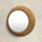 Bostwick Seagrass Round Wall Mirror