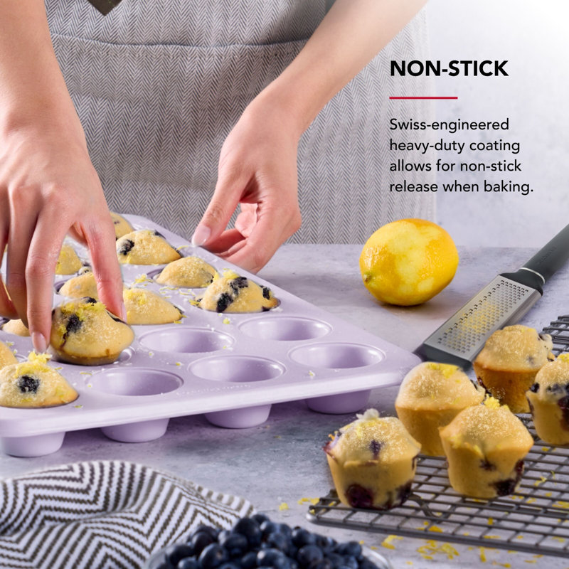 KitchenAid® 24-Cup Nonstick Aluminized Steel Muffin Pan, Wildflower
