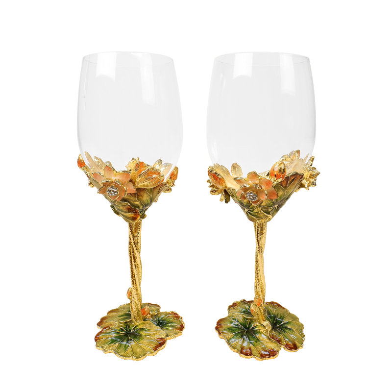 Lotus Wine Glass