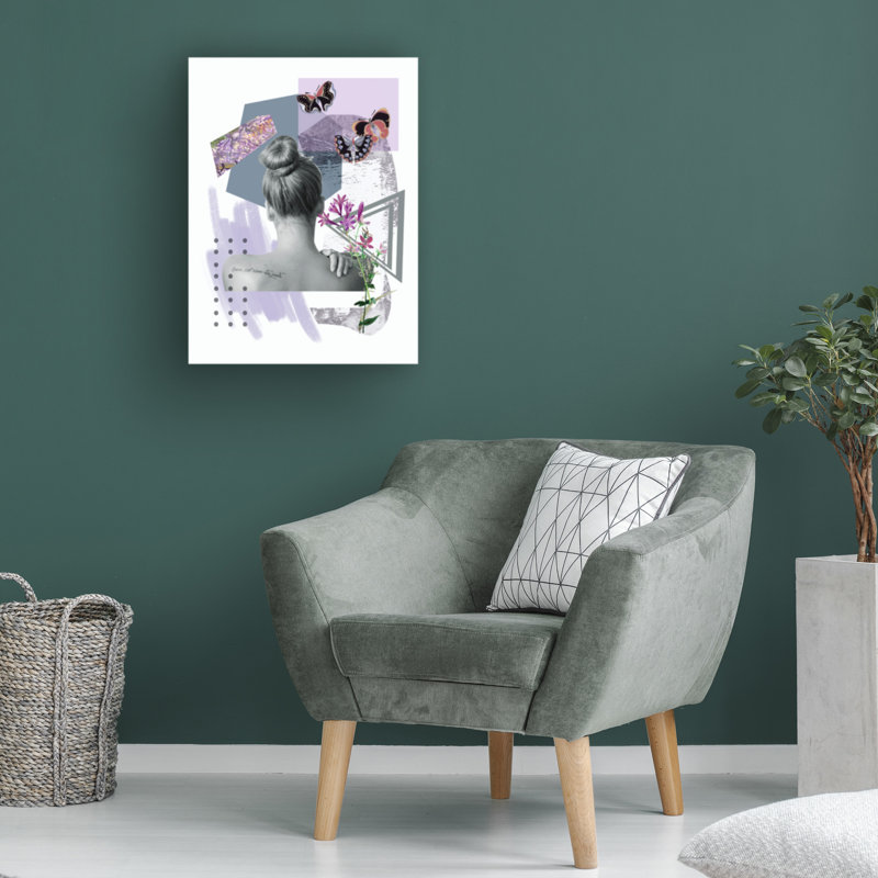 "A Unique Butterfly I" sur toile, H 24 po x l 18 po