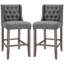 Ensemble de 2 tabourets de bar 26,25 "à hauteur de comptoir