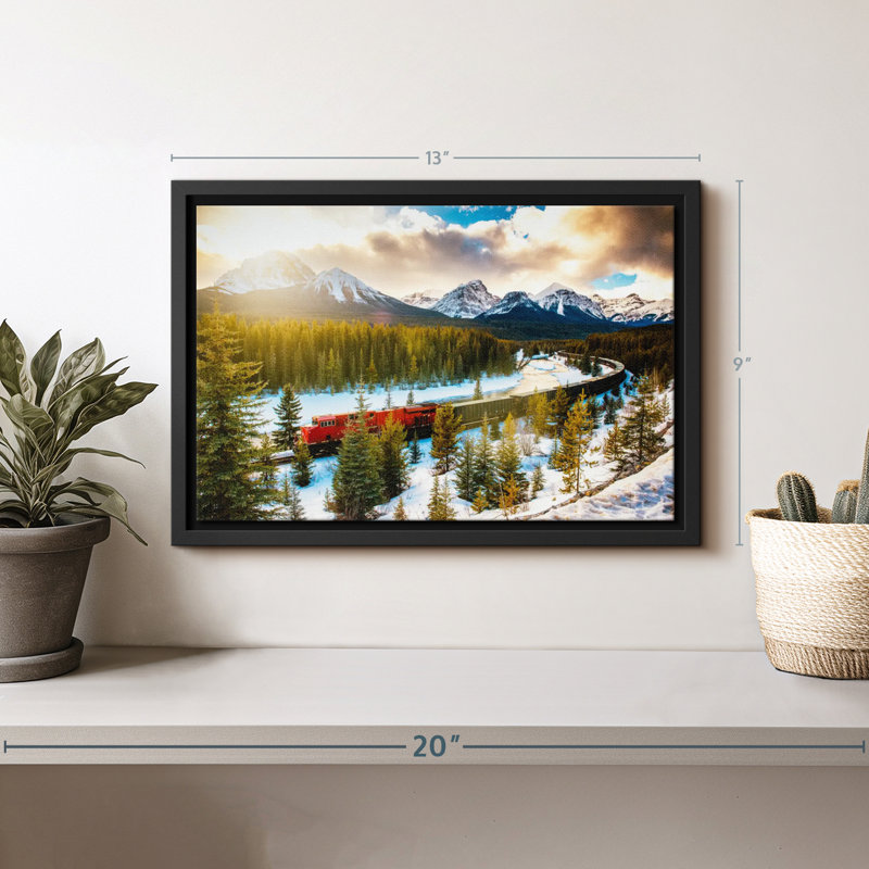 «Canadian Pacific Rail Wall Art», H 9 po x l 13 po