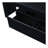 Modern Black TV Stand, 20 Colors LED TV Stand W/Remote Control Lights-1234429626