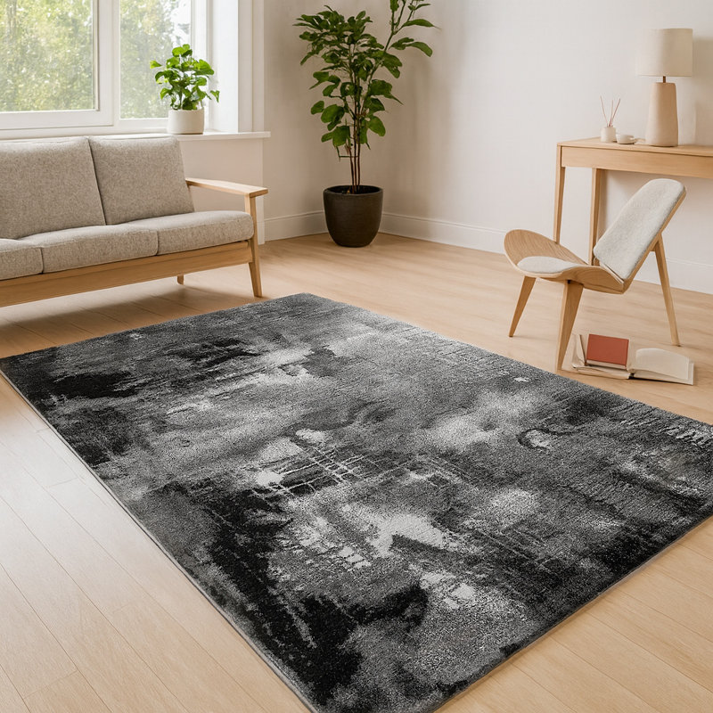 Abstract Indoor Rug, Rectangle 5'3" x 7'7"