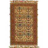 Muntas Oriental Area Rug in Beige