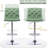 Tufted Fabric Bar Stools Set of 2, Adjustable Swivel Counter Height Barstools with Back, Upholstered Armless Airlift Bar Chairs for Kitchen Dining Cafe-118609826-118611200-119329748