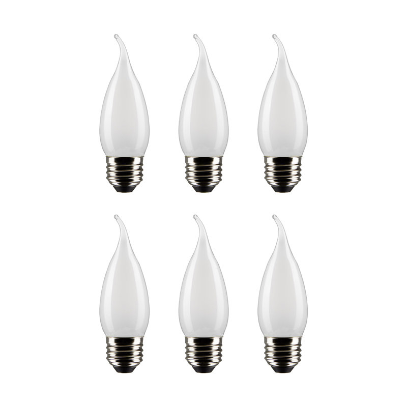 5.5 Watt (60 Watt Equivalent), CA10 LED, Dimmable Light Bulb, E26/Medium (Standard) Base, 2700K, 250 Lumens, 3 W