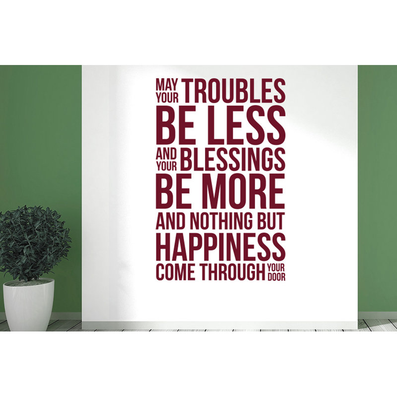Wall Decal, Burgundy, Large