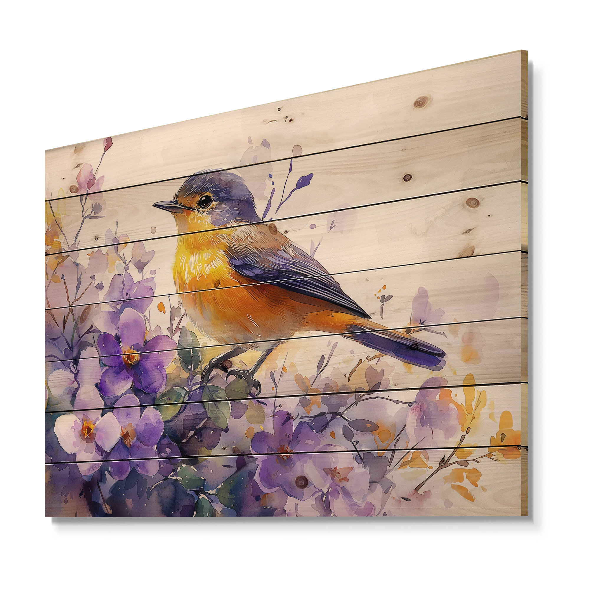 Bird Wooden Wall Art main image 1