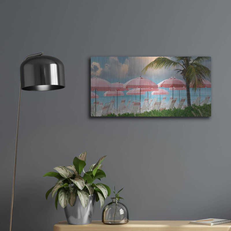 «Umbrellas» par Dennis Frates, H 12 po x l 24 po