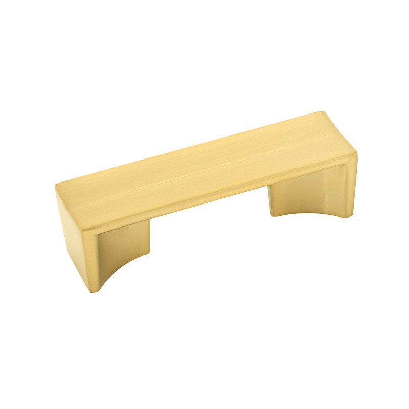 Avenue Collection Pull, Brushed Golden Brass, 3"