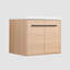 Meuble-lavabo simple 23,62 po avec plateau en céramique Youssoufia