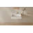 Badeloft 31.4" x 18.8" Rectangular Stone Resin Wall Mounted Bathroom Sink with Overflow WT-06-L-G in Glossy White-137927625
