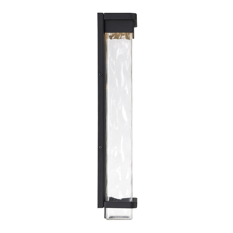 Vitrine LED Outdoor Flush Mount, Black, 21" H x 6.5" W x 4" D
