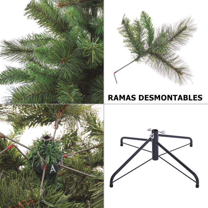 120cm H Artificial Pine Christmas Tree, 6.89ft H