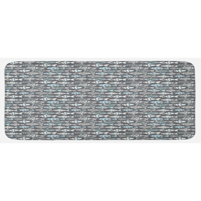 Tapis de cuisine poisson