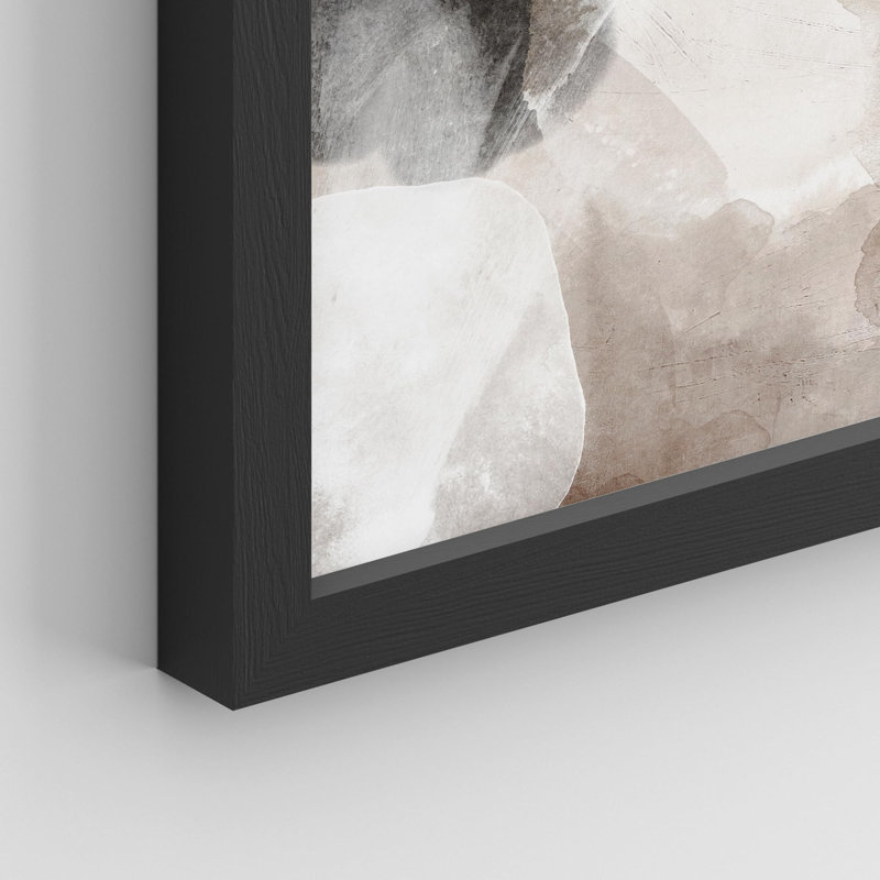 " Brown, Tan Gray " 4 - Pieces, Black, 10" H x 8" W