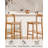 Solid Wood Counter Stool With Footrest-577713896-600155709