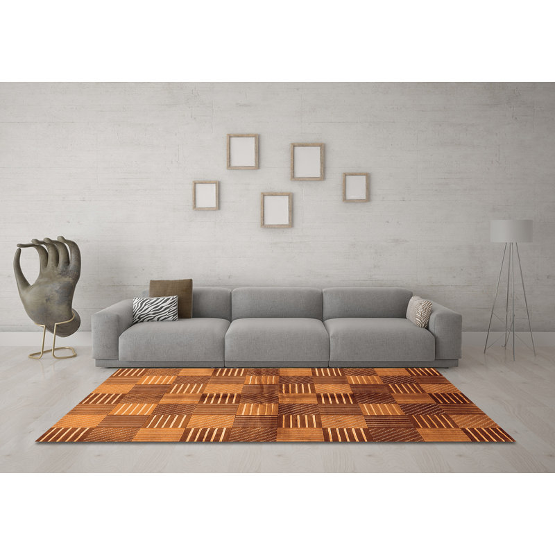 Sherla Performance Geometric Indoor Rug, Square 3'