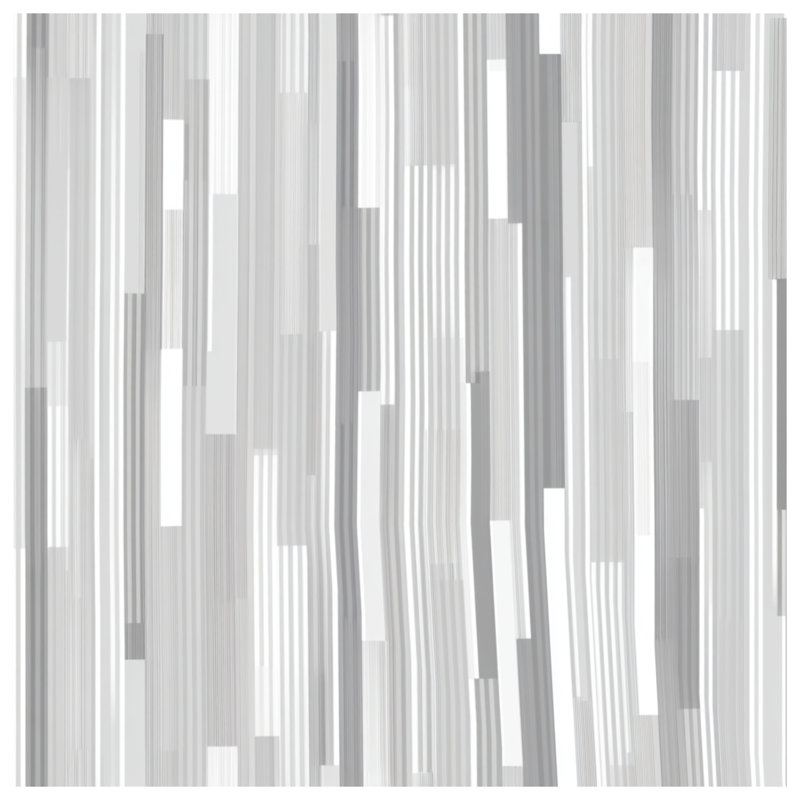 Tapisserie murale à rayures grises - Décoration murale à motifs, H 50 po x l 60 po avec 4 œillets