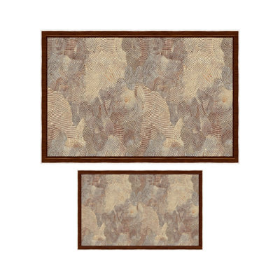 Burgundy Bathmat Set (2 Pieces), 19.7 x 23.6 in & 23.6 x 39.4 in | 100% Polyester, 650 GSM, 0.2 in Pile Height | Non-Slip Dot Base, Machine Washable, Durable & Elegant Design for Bathroom Comfort