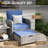 Idamarie Wicker Conversation Set with Ottoman-85514300-105270513
