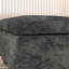 Fauteuil d'appoint rembourré avec repose-pieds en chenille-1056189597