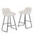 Upholstered Counter Stool With Metal Frame-586539583-586539582
