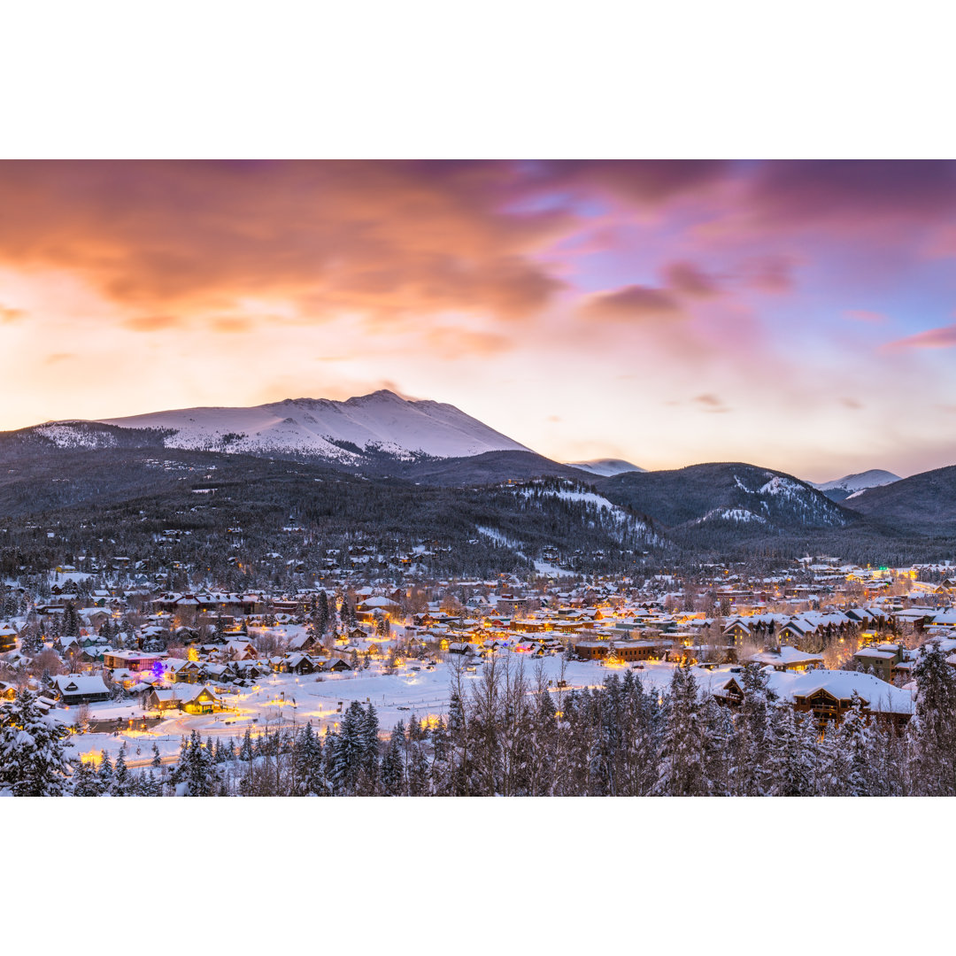 Breckenridge, Colorado, Usa Stadt - Kunstdrucke auf Leinwand