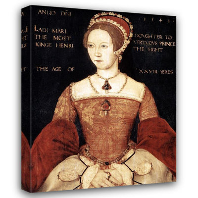 Canora Grey Master John, Gallery Wrapped Canvas Art Titled: Queen Mary I