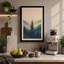 Silent Mountain Forest Scandinavian - Wrapped Canvas-634259236-634259237