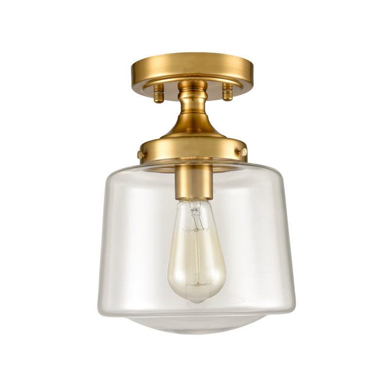 Davida Glass Semi Flush Mount