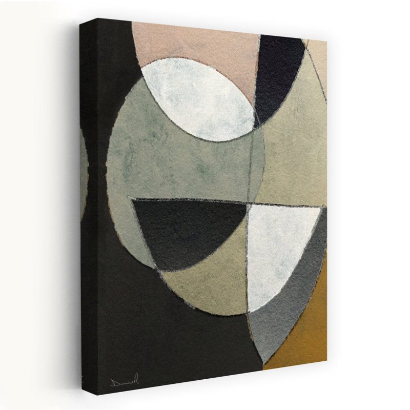 Art contemporain abstrait géométrique contemporain, H 36 po x l 24 po