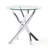 Heidrick Glass Top End Table