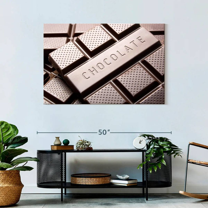 Chocolate Bar Pile, 30" H x 45" W