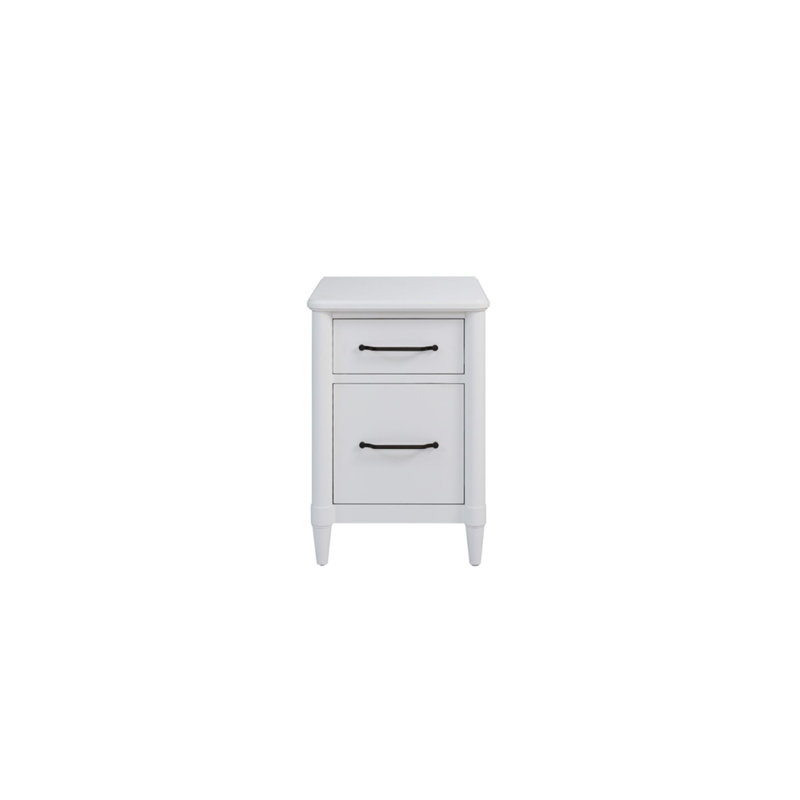 Sabrina 2-Drawer Vertical Filing Cabinet, White