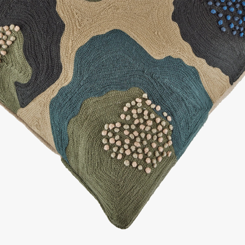 Indigo Seas Bleu Botany Pillow Cover & Insert