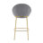 Celano Indoor Metal Upholstered Barstool (No Including  Table)