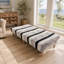 Housse pour canapé-lit moelleuse - Housse élastique sans accoudoirs pour canapés sans accoudoirs à rayures-1387529399