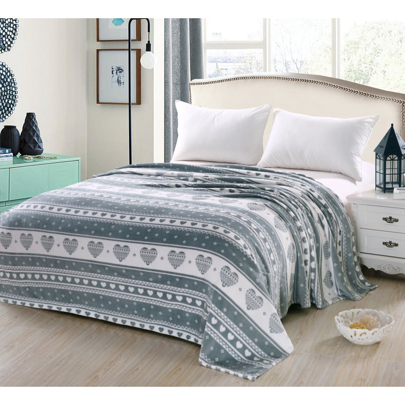 Lush elegance be mine cœur couverture Pohlman, Gris, Reine