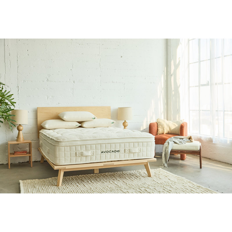 Matelas luxueux biologique, Très grand simple, 14"