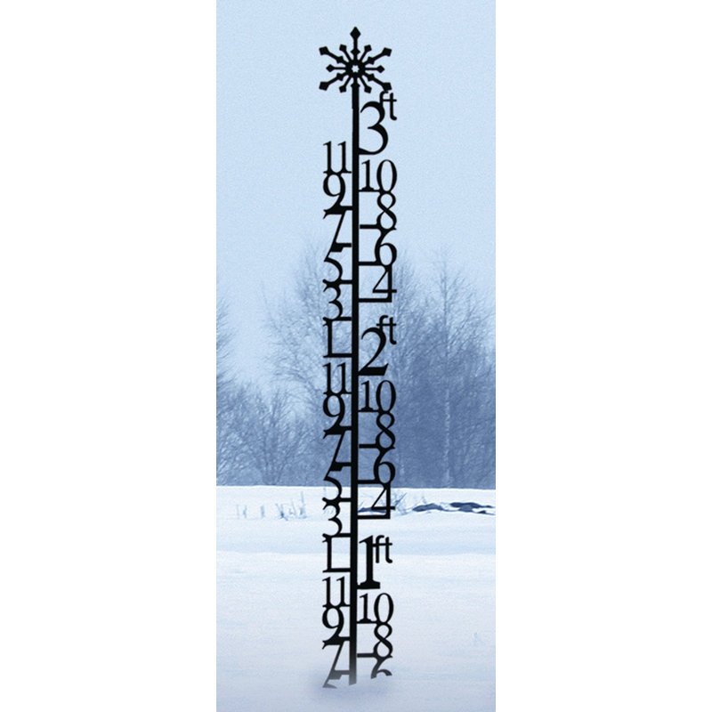 3 Foot Snowflake Snow Gauge