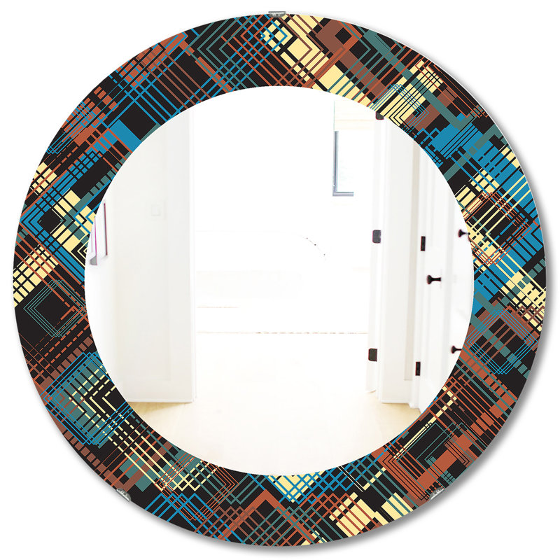 Miroir mural Obsidian Impressions 9, H 31,5 po x l po