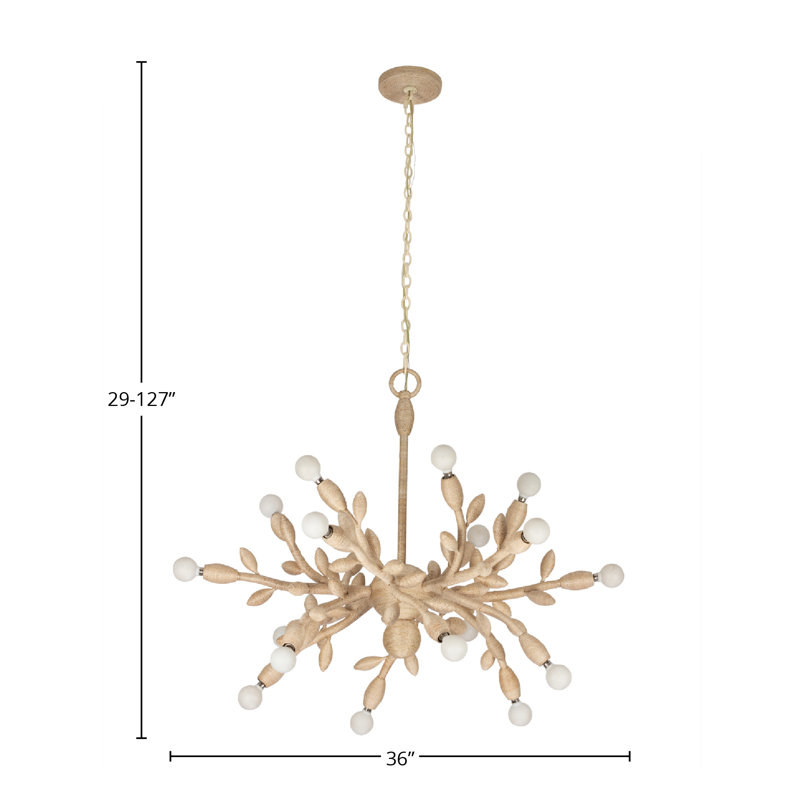 Lustre Branche 36In